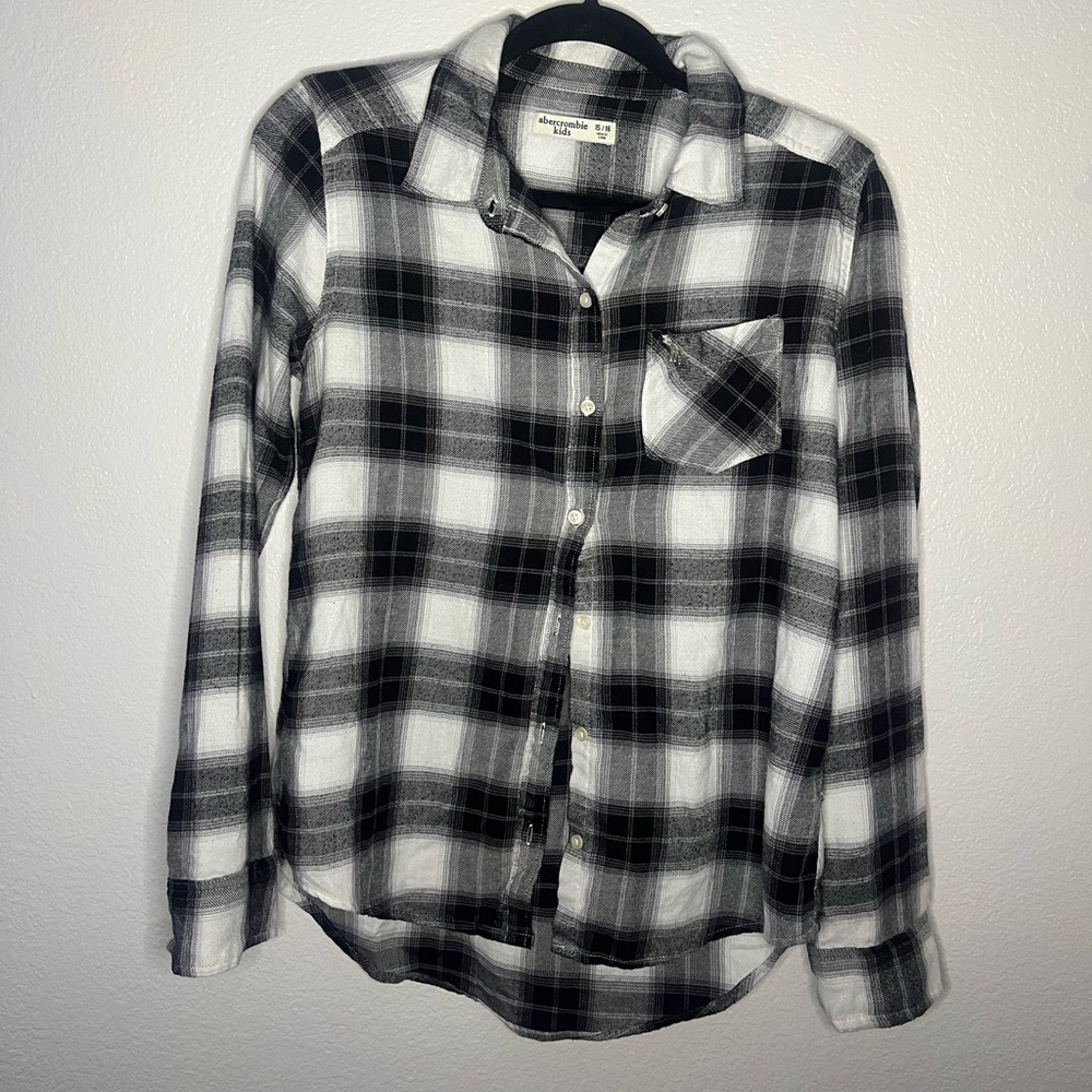 Abercombie kids flannel size 15/16 girls